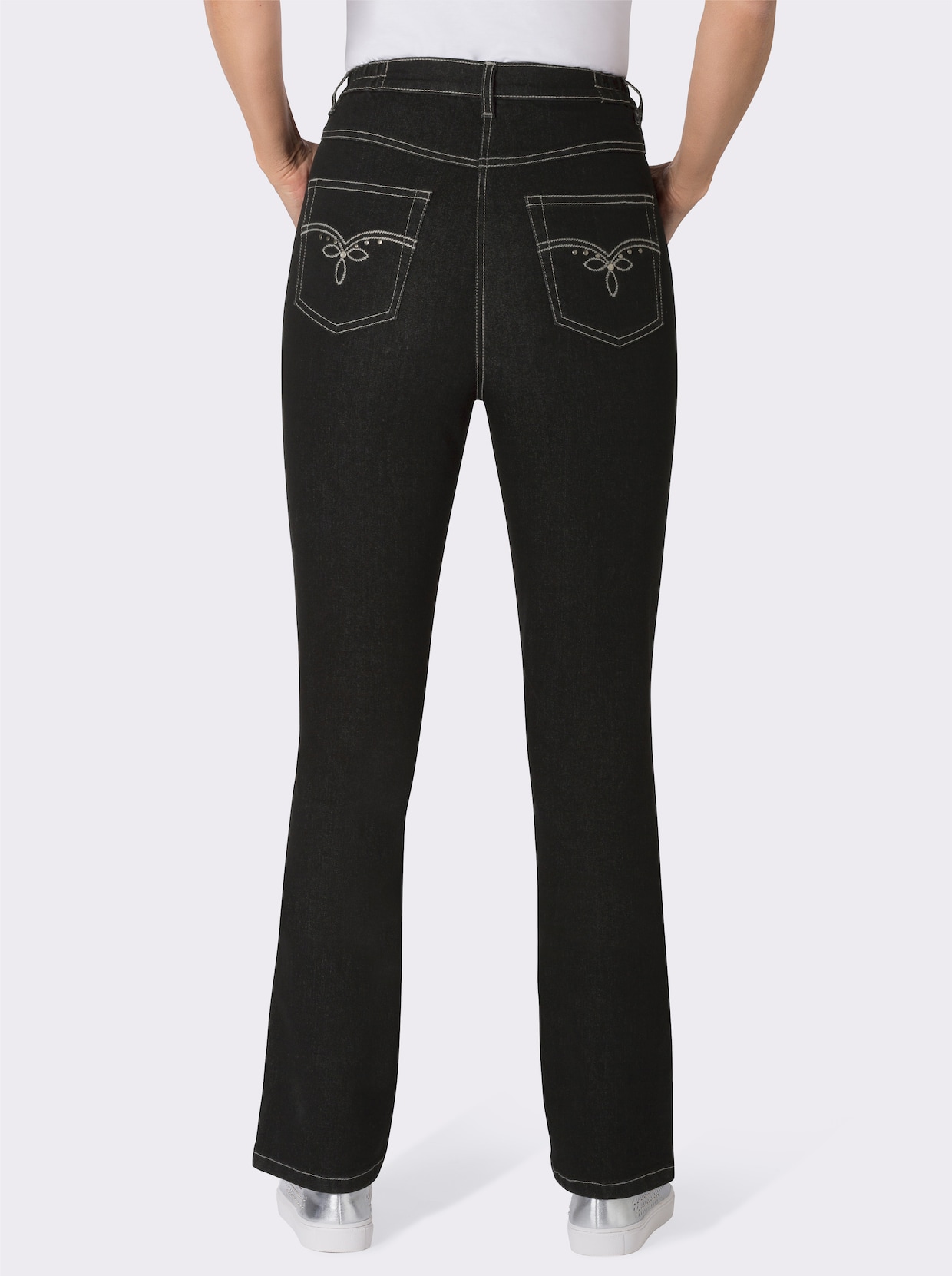 5-ficks jeans - black-denim