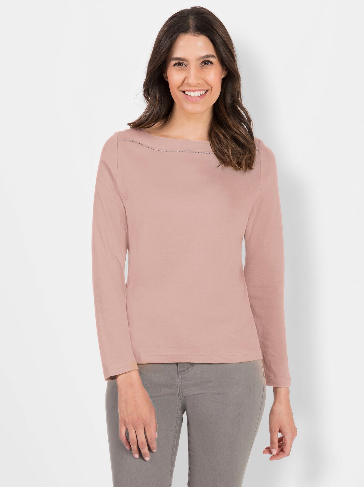 Langarmshirt - puder
