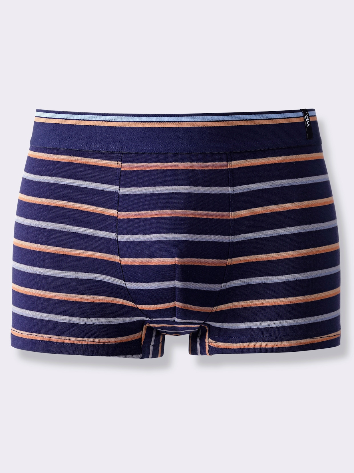 wäschepur men Pants - marine-getupft + marine-gestreift