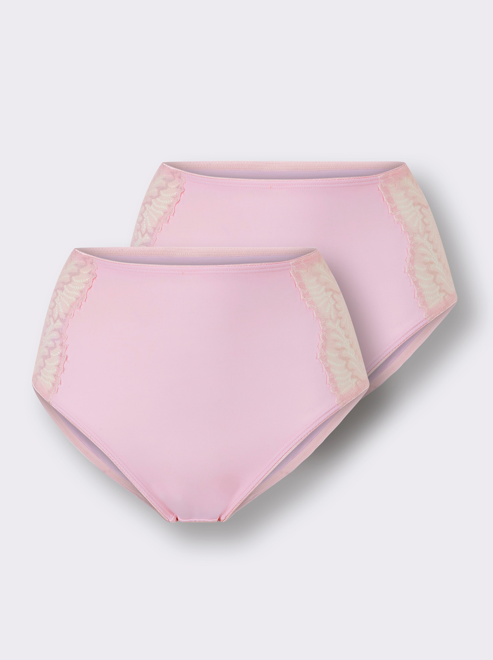 wäschepur Heupslip met kantinzet opzij - lichtroze