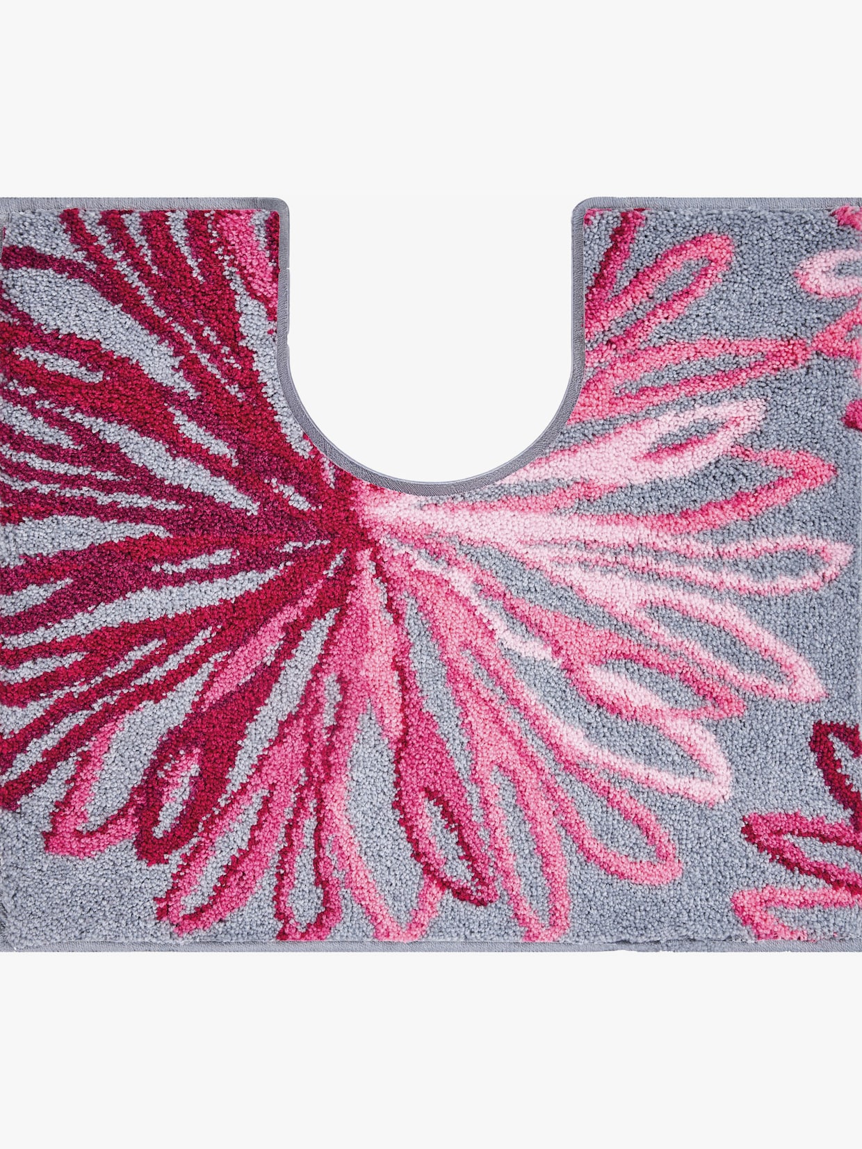 Grund Badematte - rosa-grau