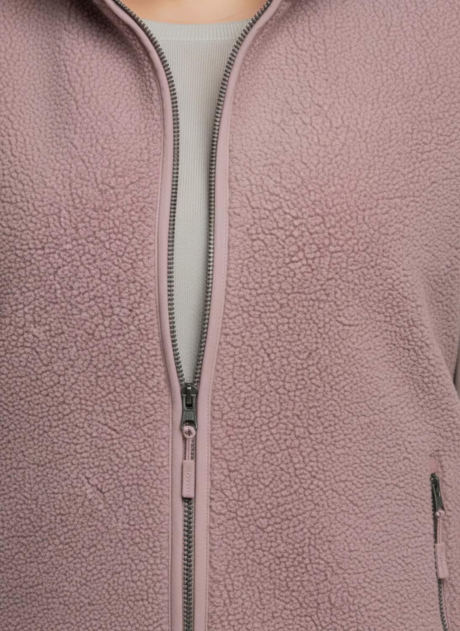 Fleeceweste mit Antipilling-Ausrüstung - mauve