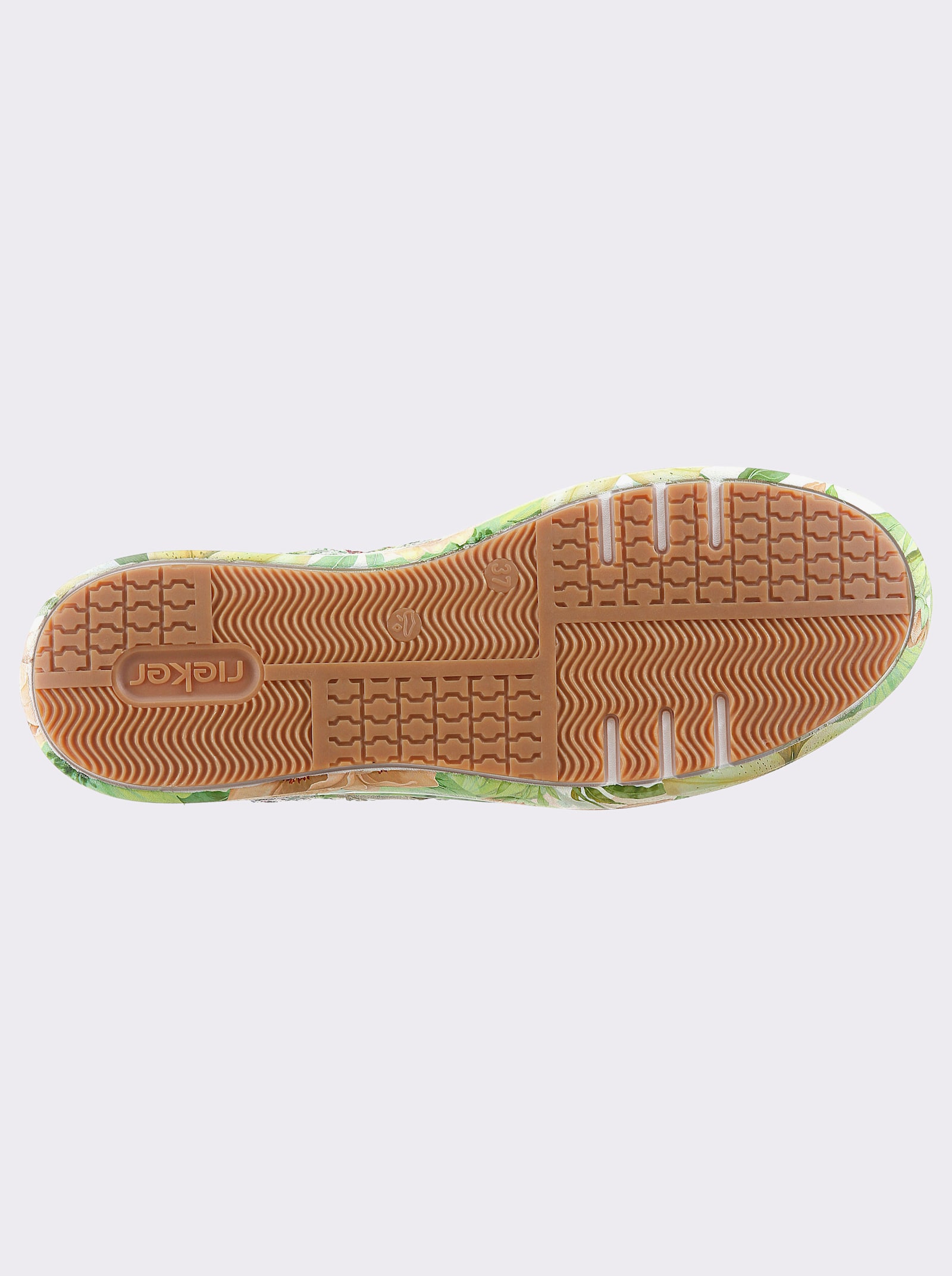 Rieker Sneaker im Wildblumen-Dessin - grün-bedruckt