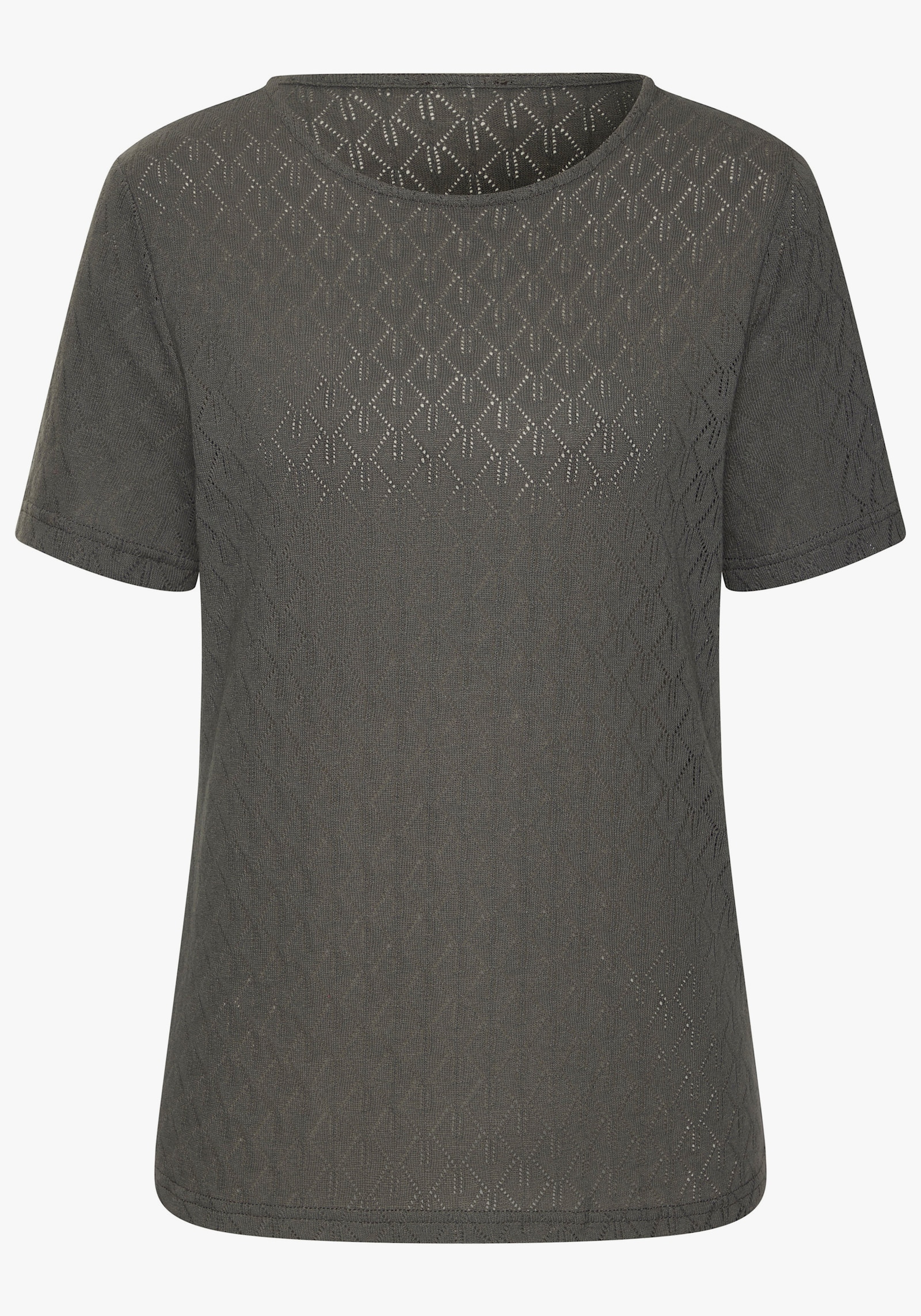 Vivance Kurzarmshirt - graugrün