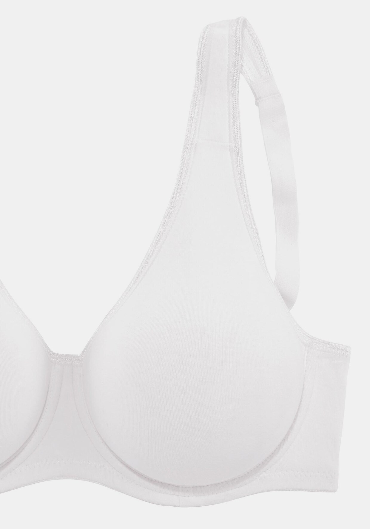 petite fleur T-Shirt-BH - weiß+schwarz