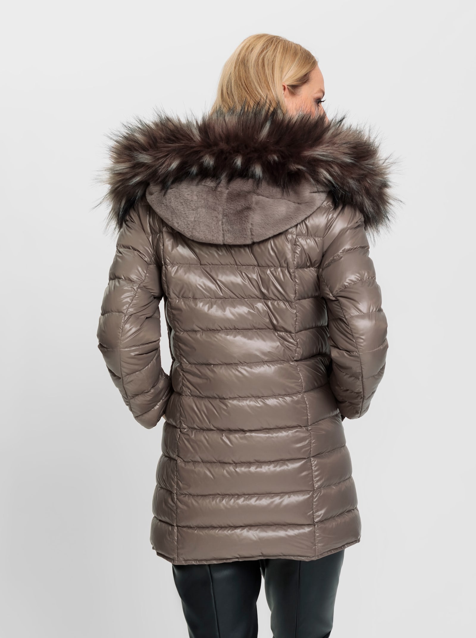 heine Manteau 3 en 1 avec partie intérieure amovible - taupe foncé