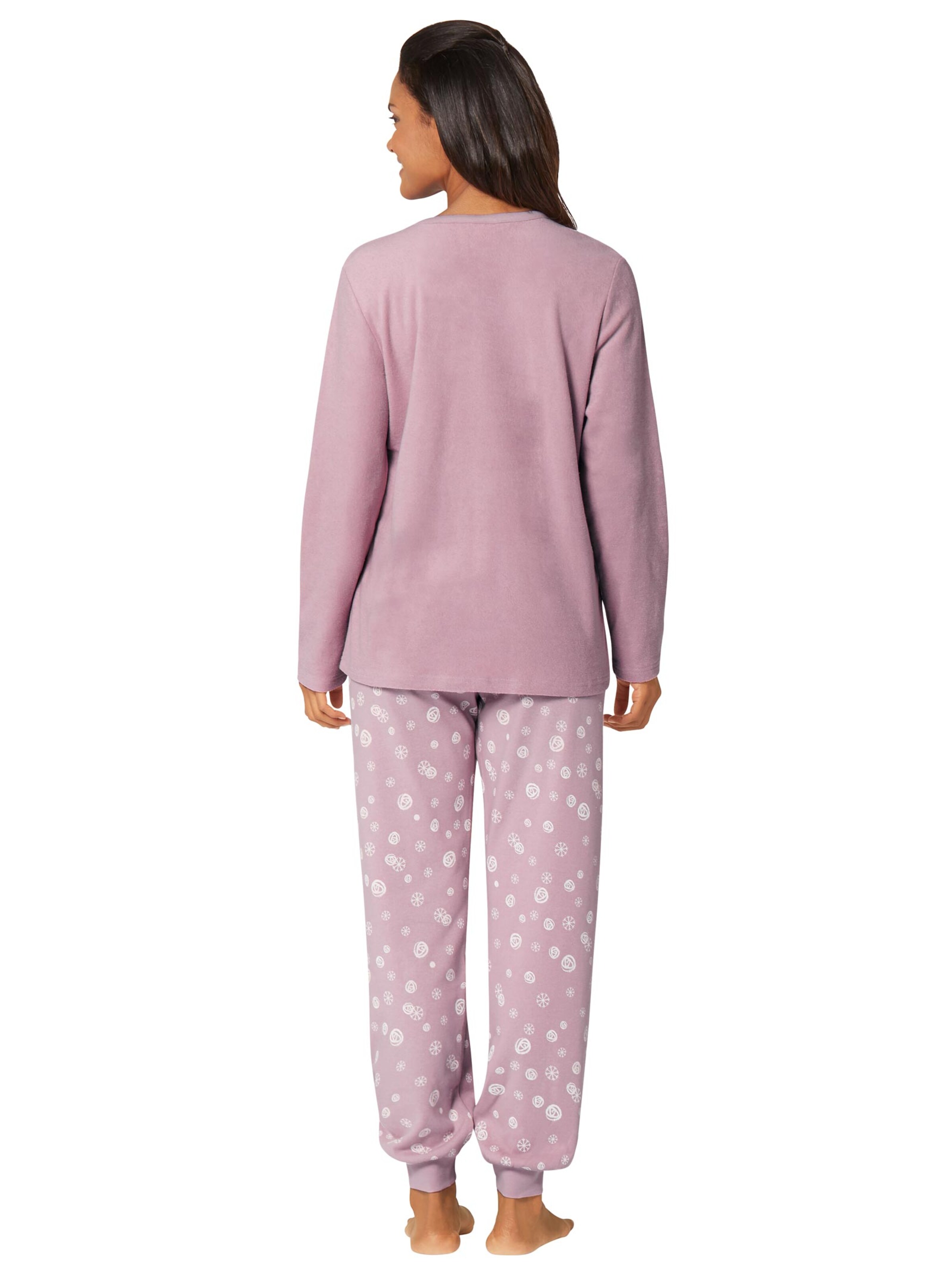 wäschepur Schlafanzug - rosenholz-bedruckt