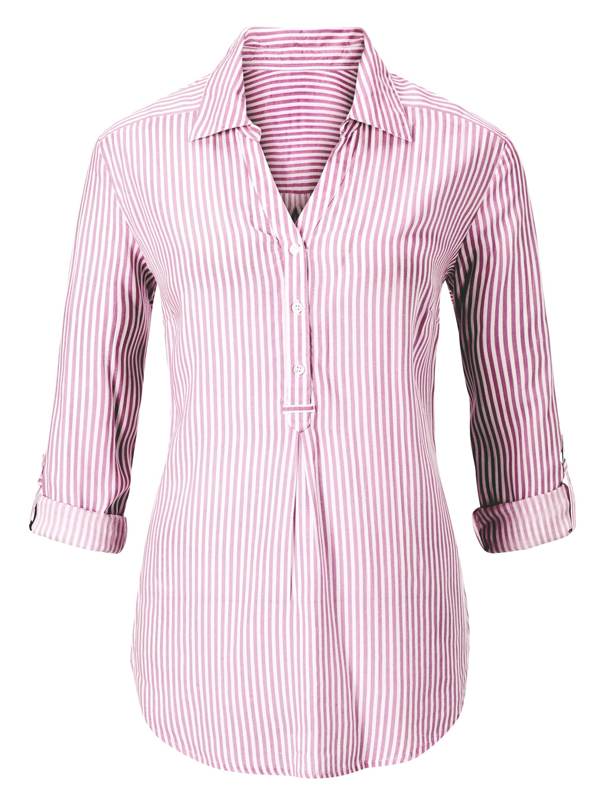 Gestreifte Bluse - beere-gestreift