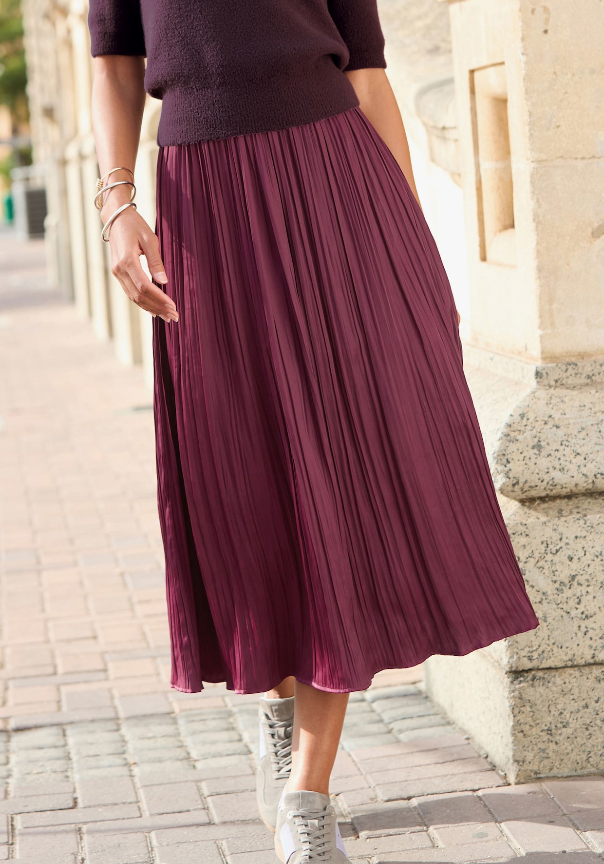 LASCANA Maxirock - bordeaux