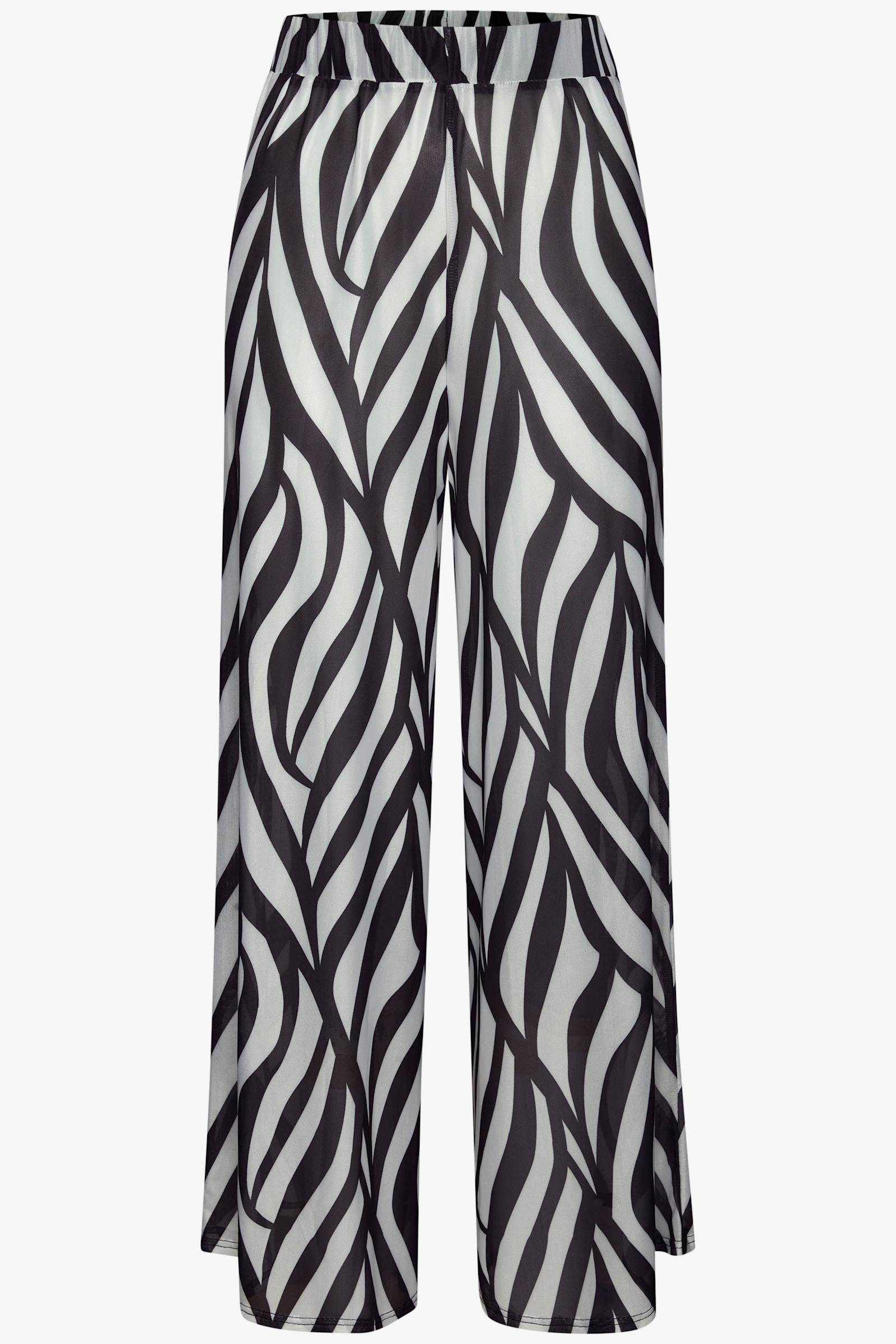 French Connection Strandhose - schwarz-creme bedruckt