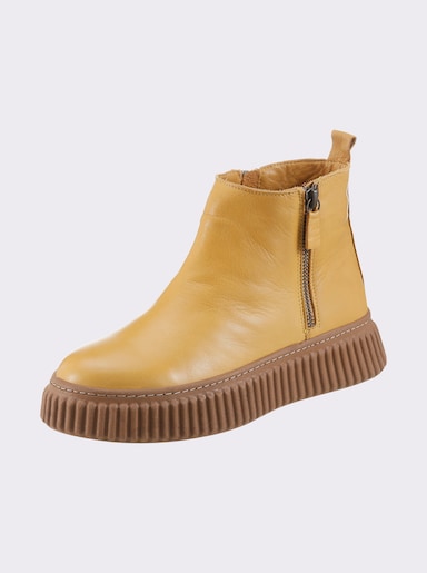 Stiefelette - senfgelb