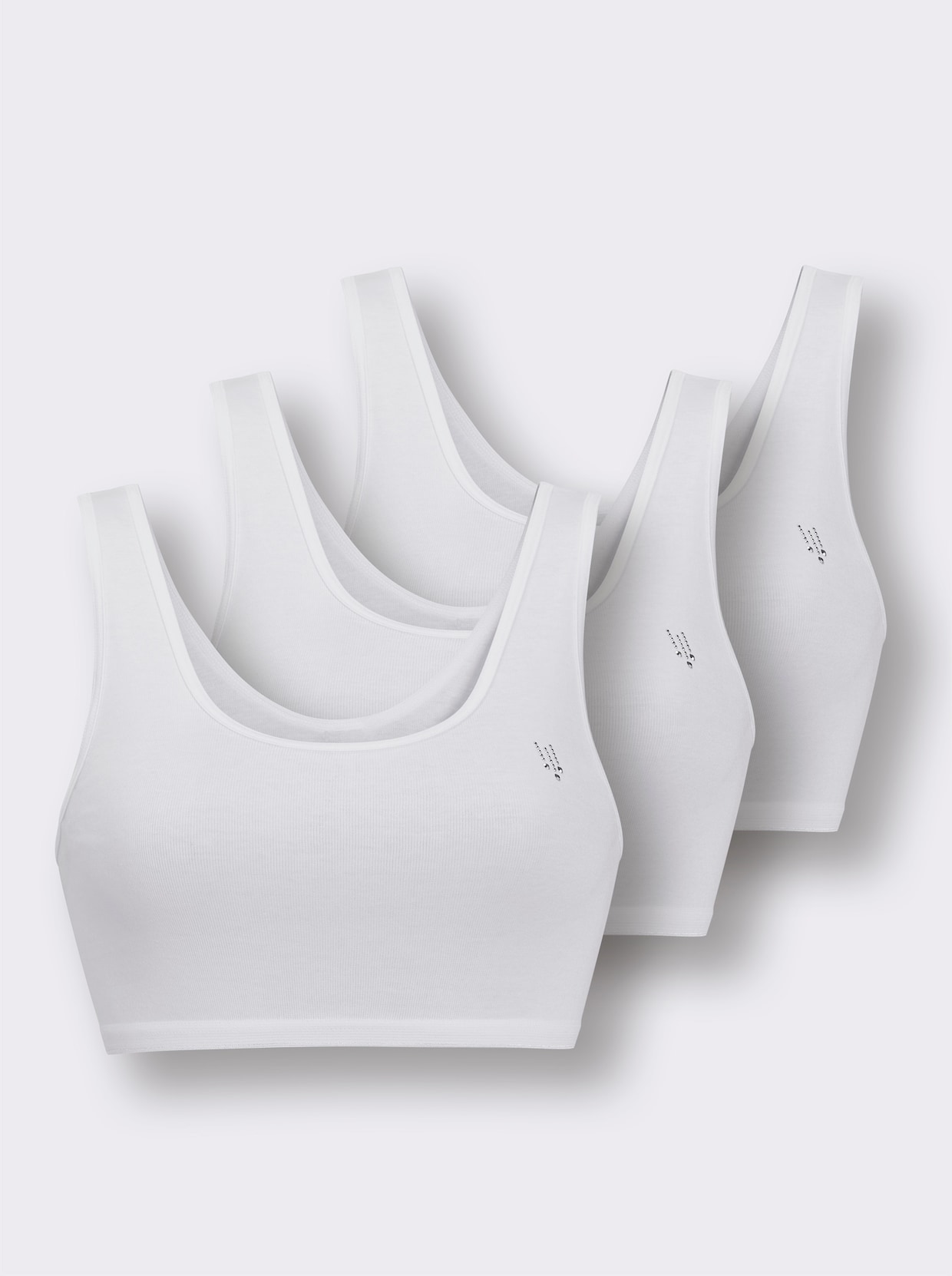 Speidel Bustier - 3 stuks wit