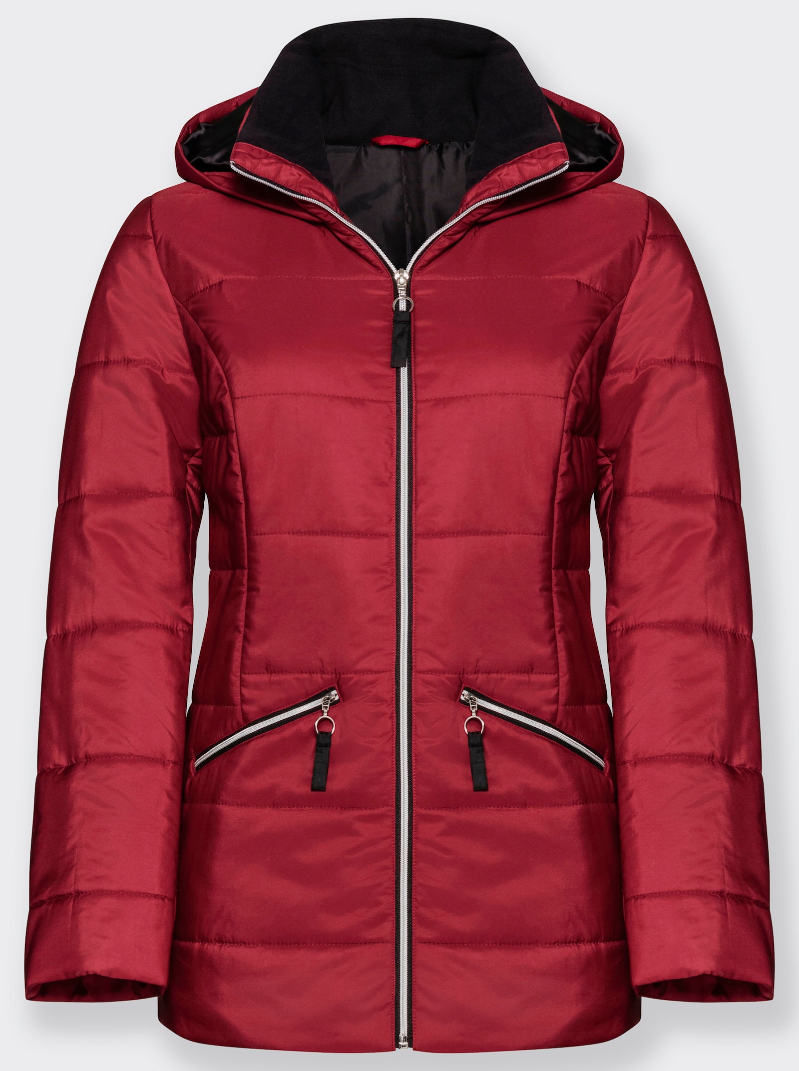 Steppjacke mit Wattierung, wärmend - rot