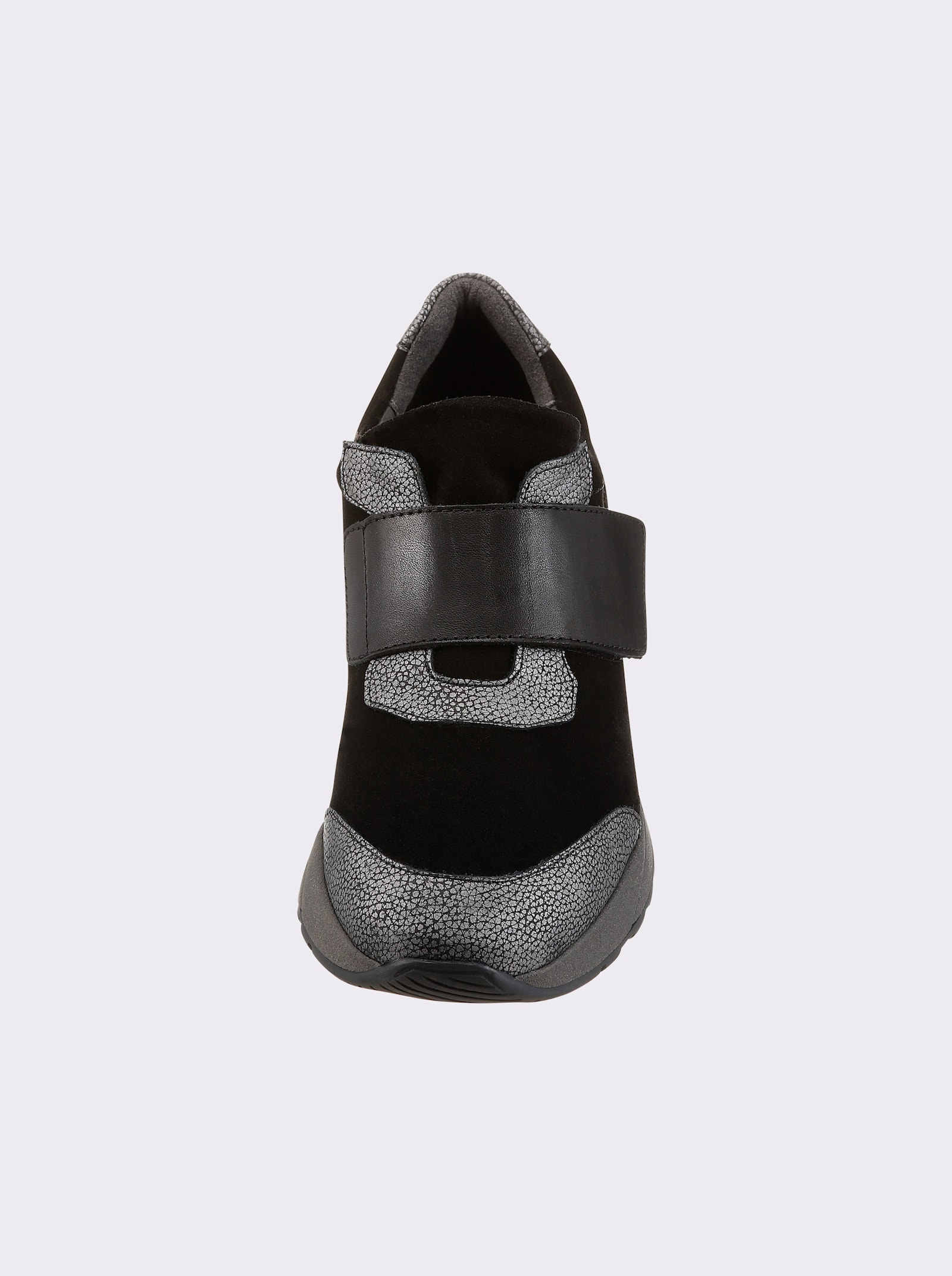 heine Sneaker - schwarz-altsilberfarben-gemustert