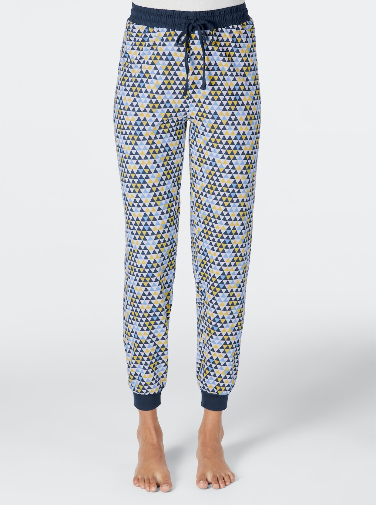 wäschepur Pyjama-Broek - geel geprint