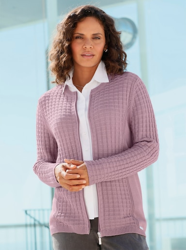 Strickjacke - mauve