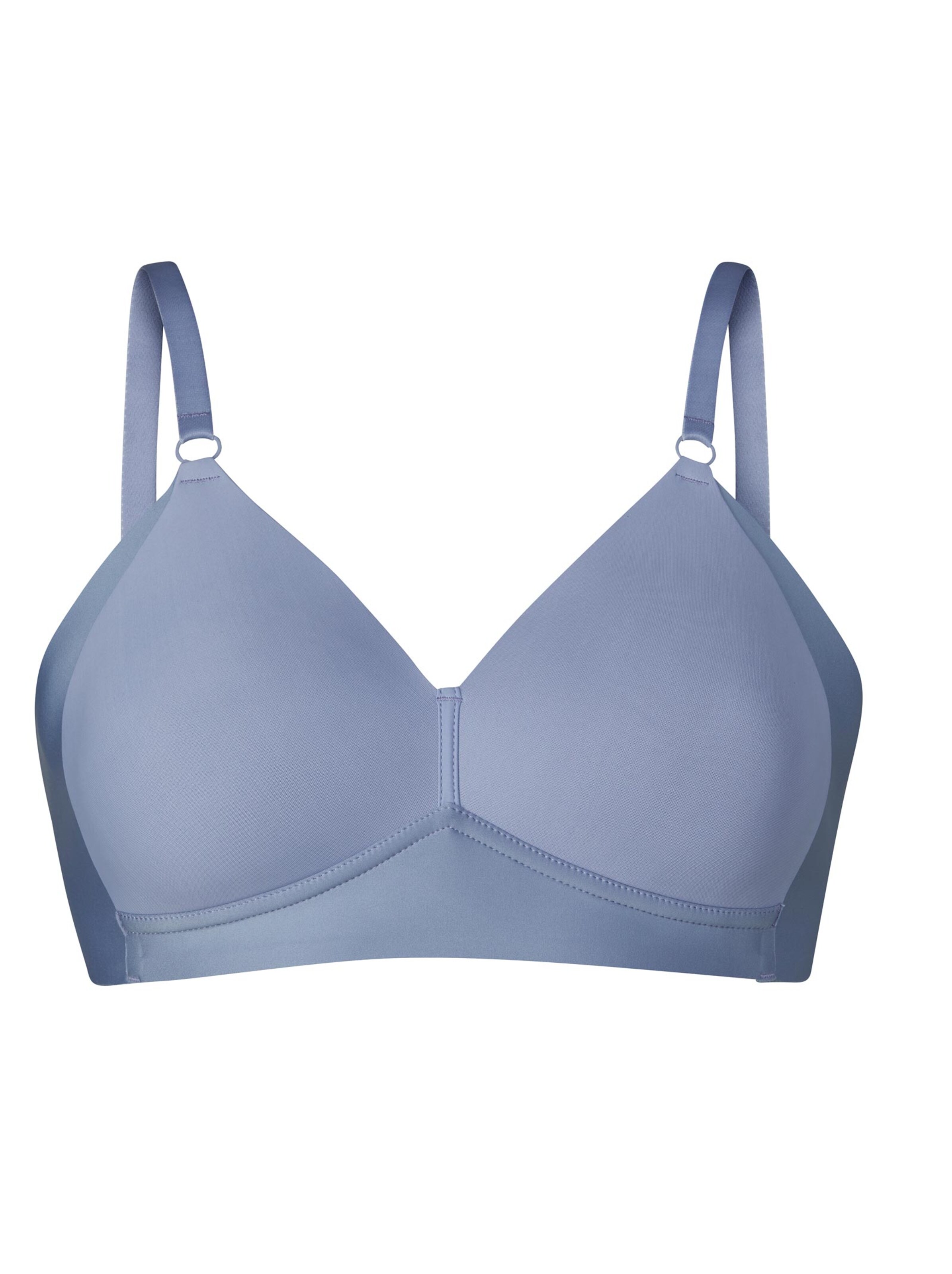 Naturana T-Shirt-BH ohne Bügel - bleu