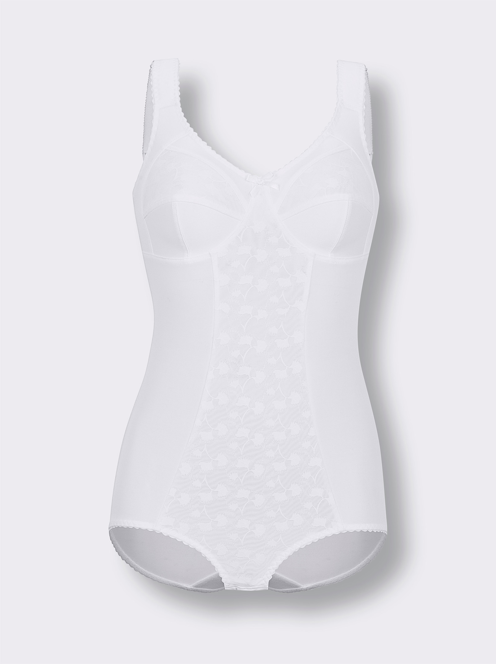 wäschepur Einteiler ohne Bügel - weiß