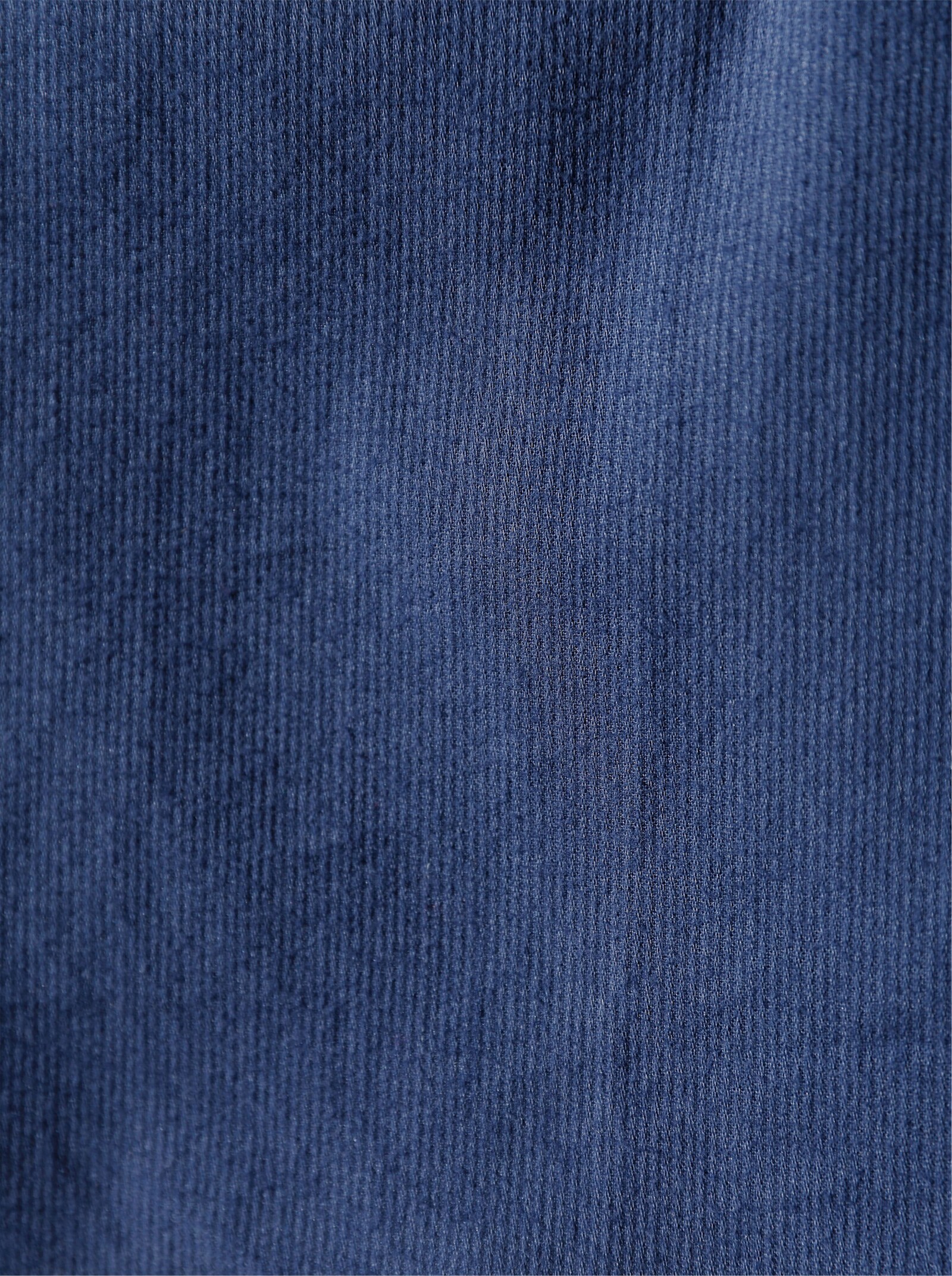 Košilová halenka z kordu - džínová modrá