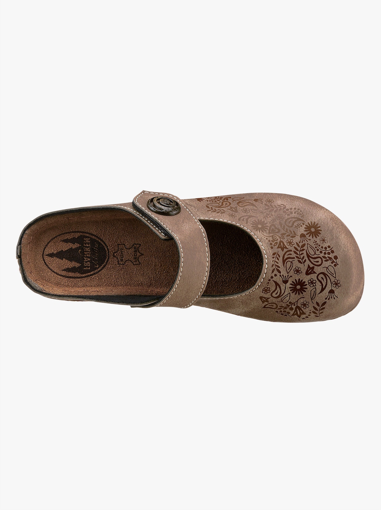 Franken Schuhe Clog - taupe