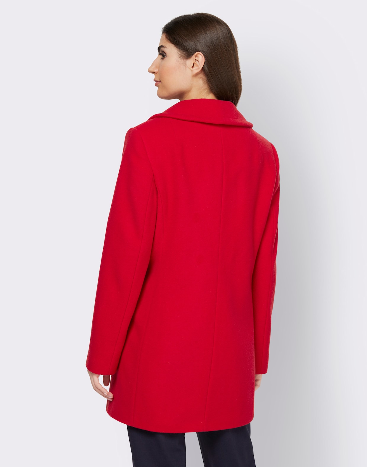 heine Veste longue - rouge