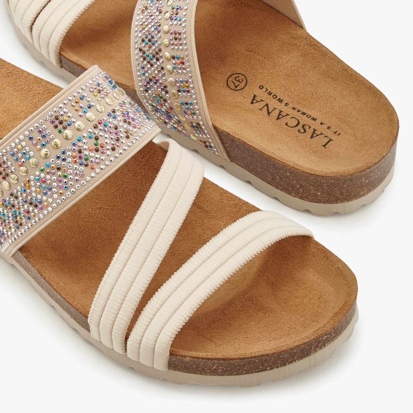 LASCANA Pantolette - beige