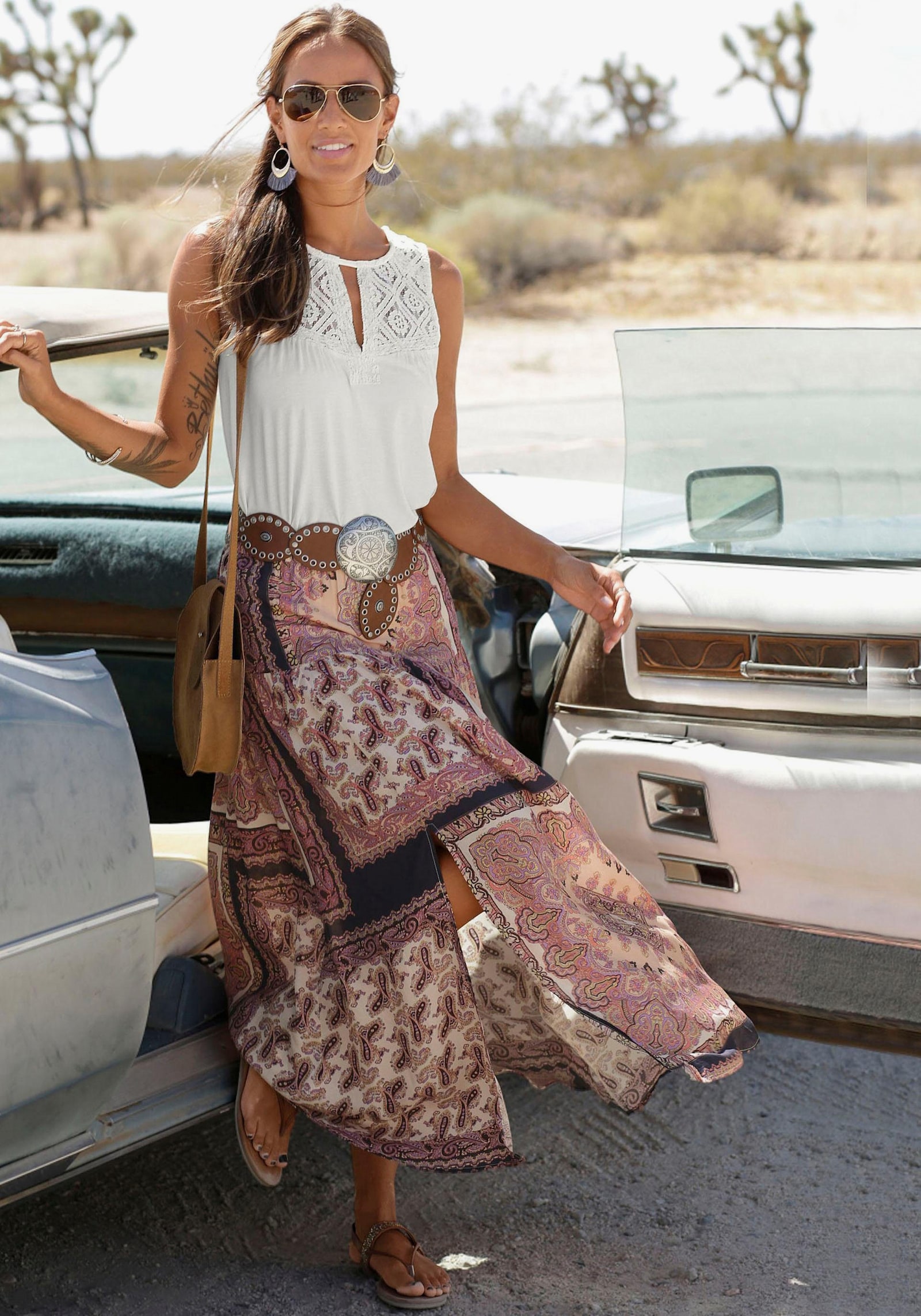 LASCANA Haut de plage - crème