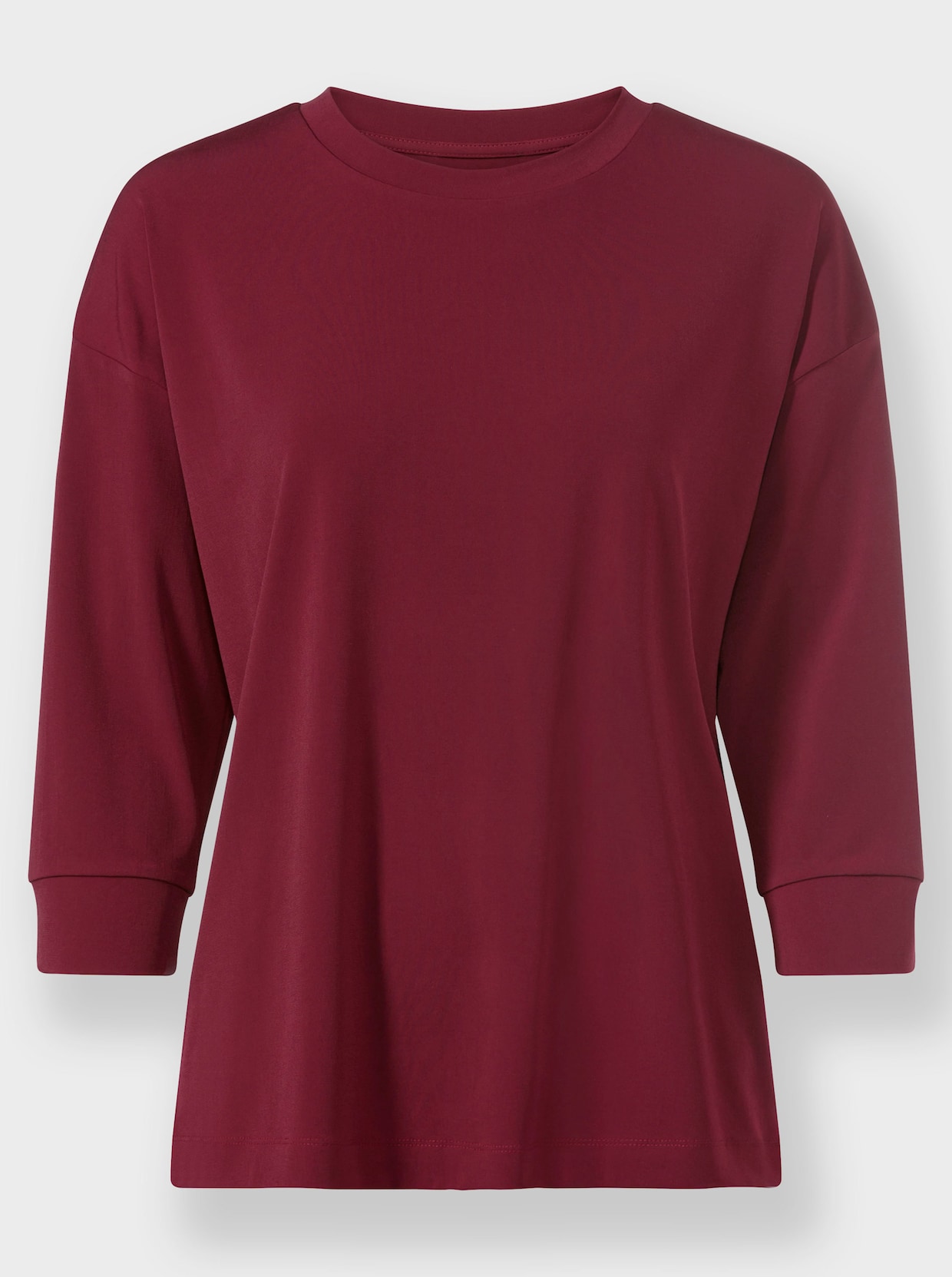 heine Shirt met 3/4-mouw - bordeaux