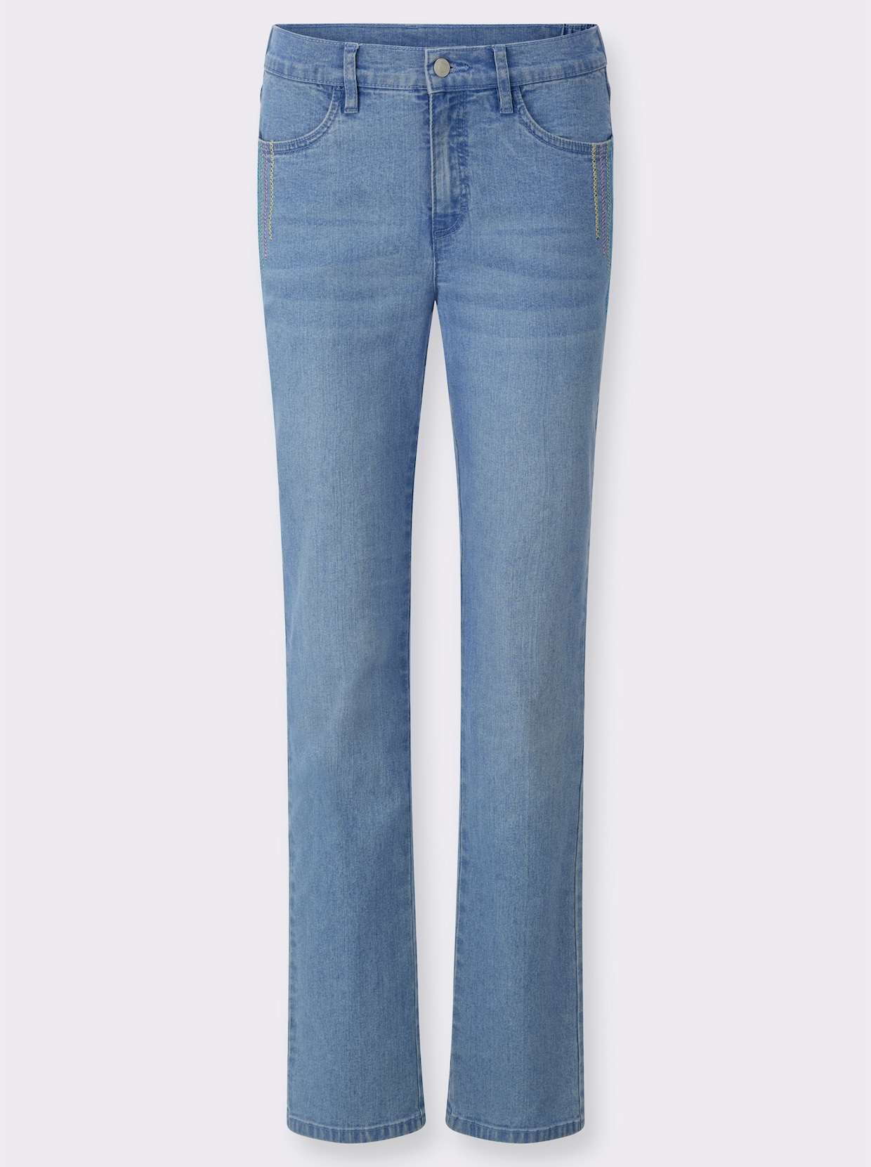 Jeans - blue-bleached