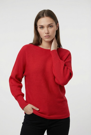 ONLY CARMAKOMA Strickpullover - high risk red