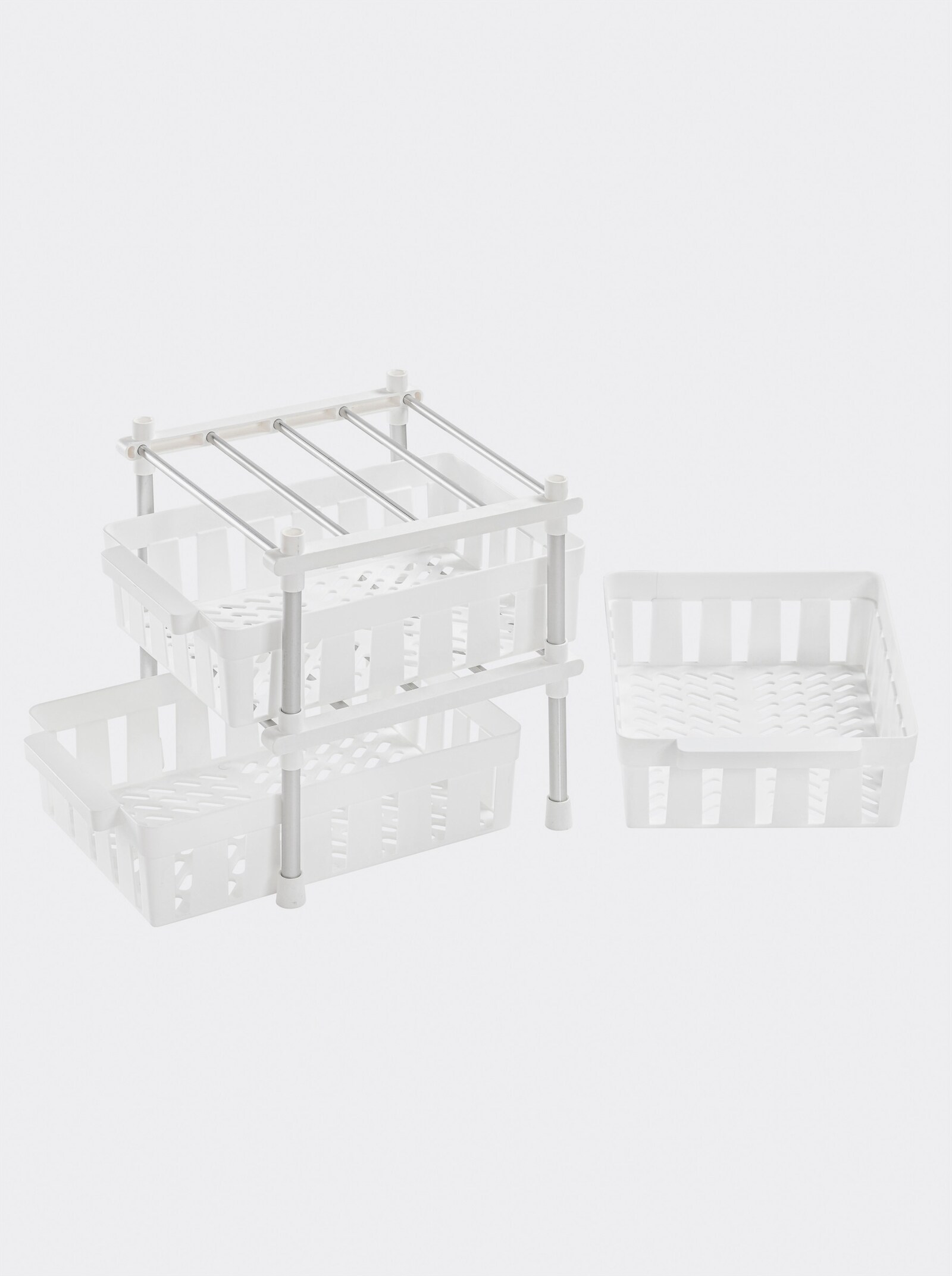 heine home Koelkastlades - wit/grijs