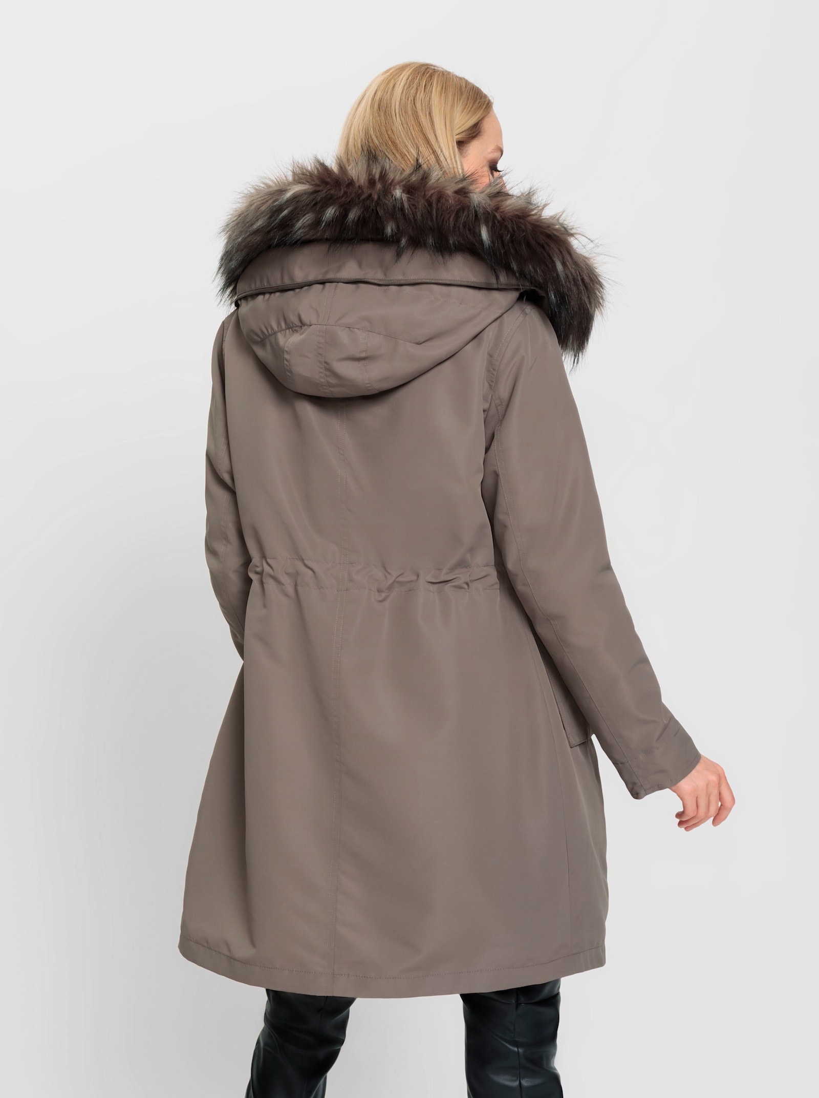 heine Manteau 3 en 1 avec partie intérieure amovible - taupe foncé