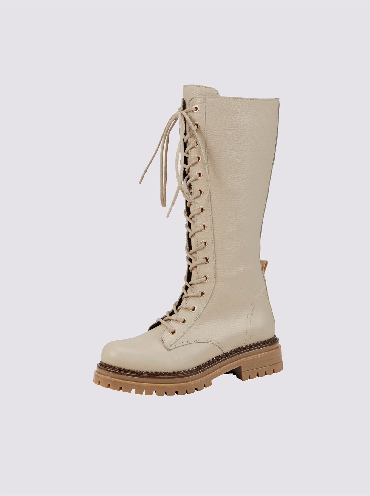 heine Schnürstiefel - beige