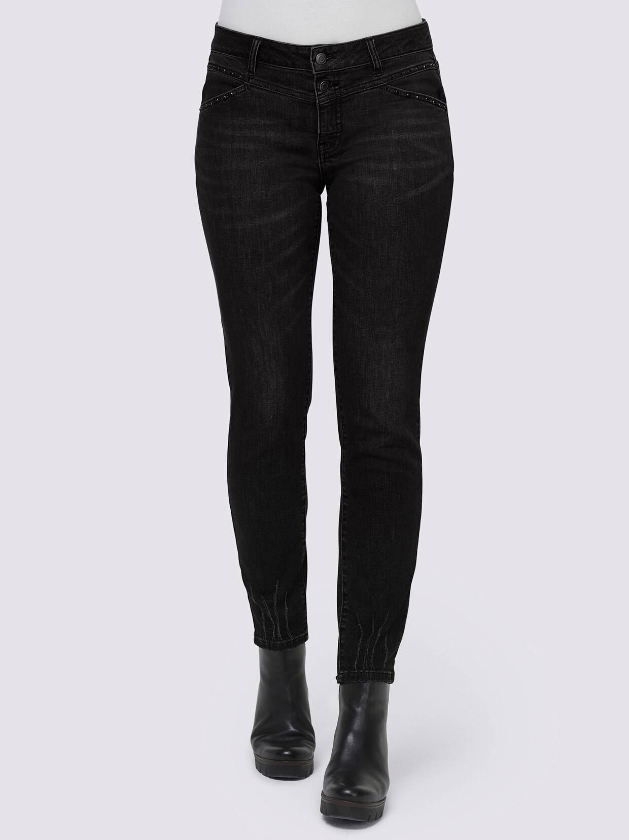 heine Jeans - black denim