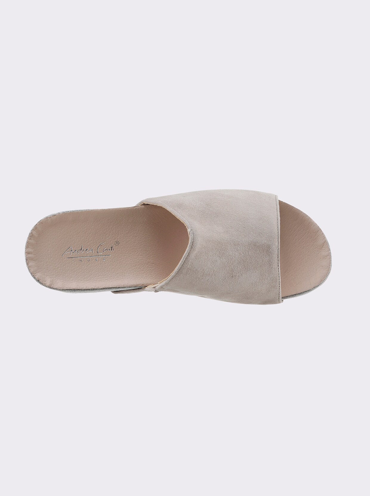 Andrea Conti Slippers - zand/metallic