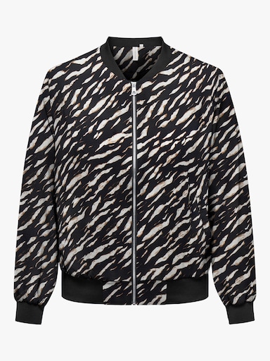 ONLY CARMAKOMA Bomberjacke - brush aop:noos derifting zebra