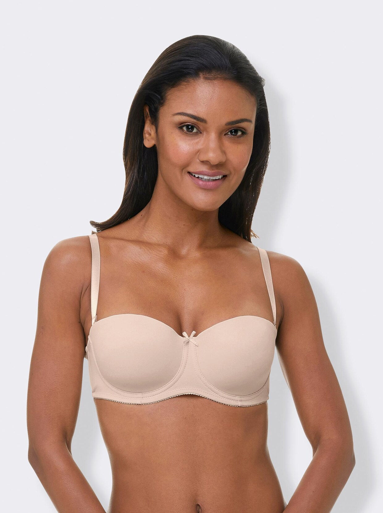 Naturana T-shirtbeha met beugel - poudre