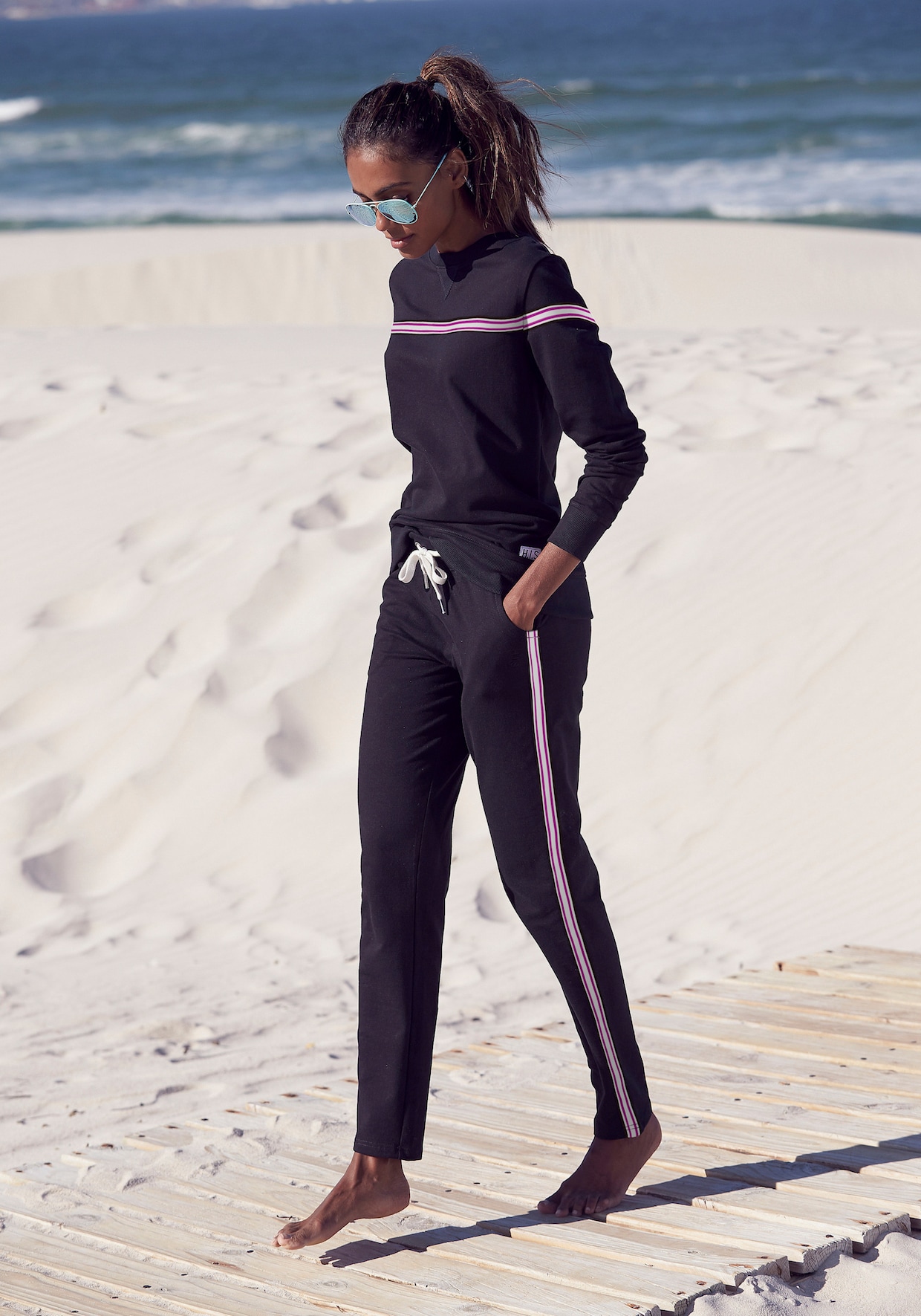 H.I.S Homewearhose - schwarz