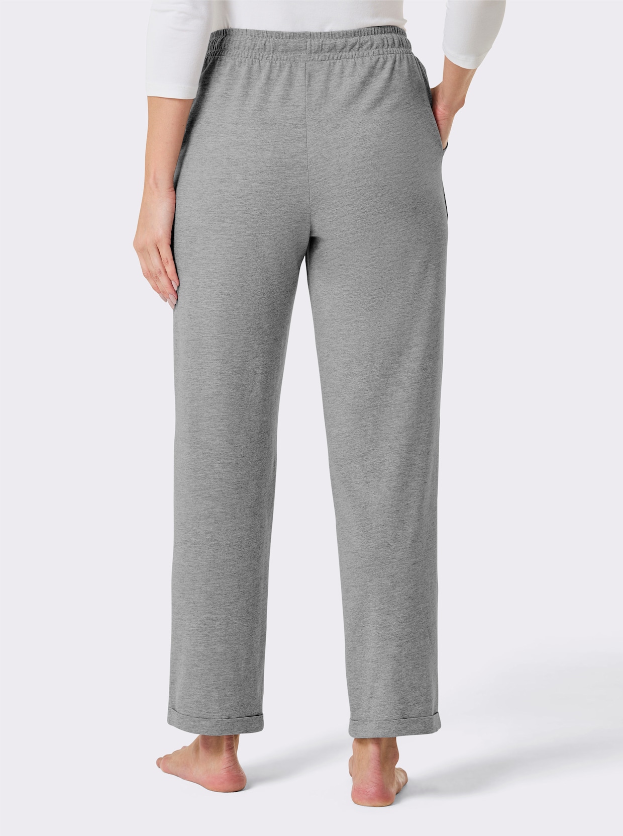 feel good Broek - grijs gemêleerd