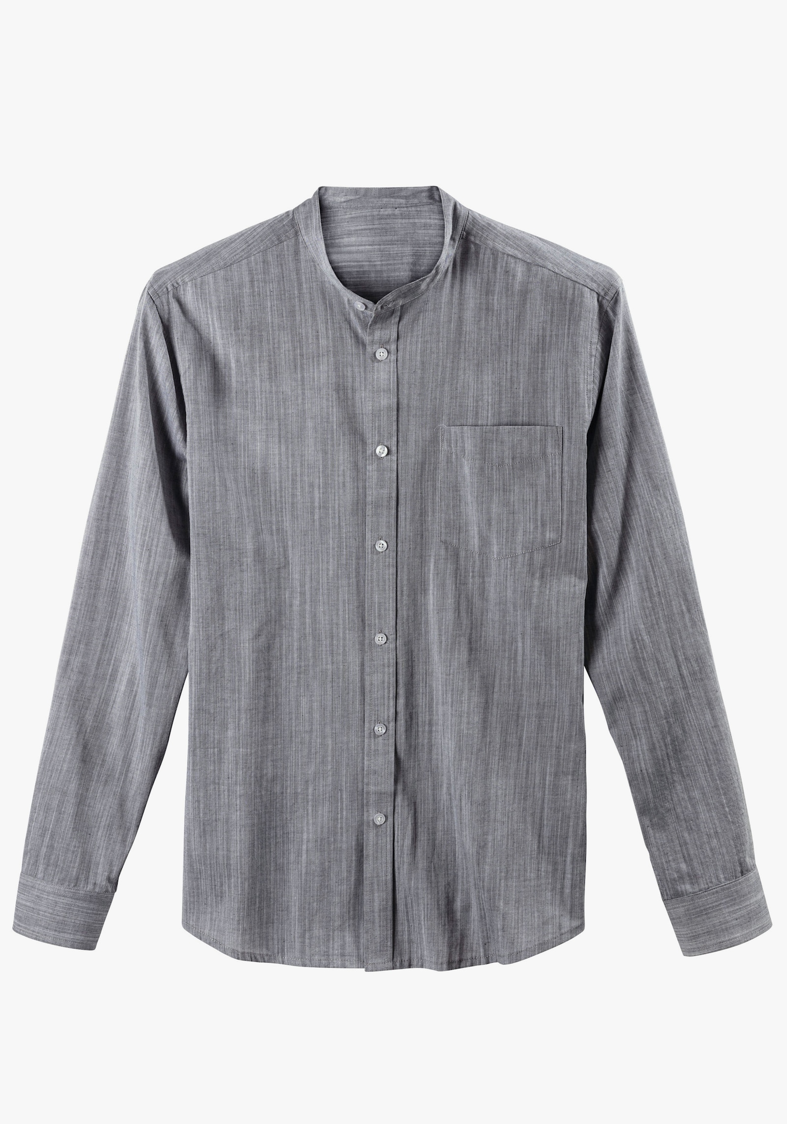 H.I.S Langarmhemd - grau