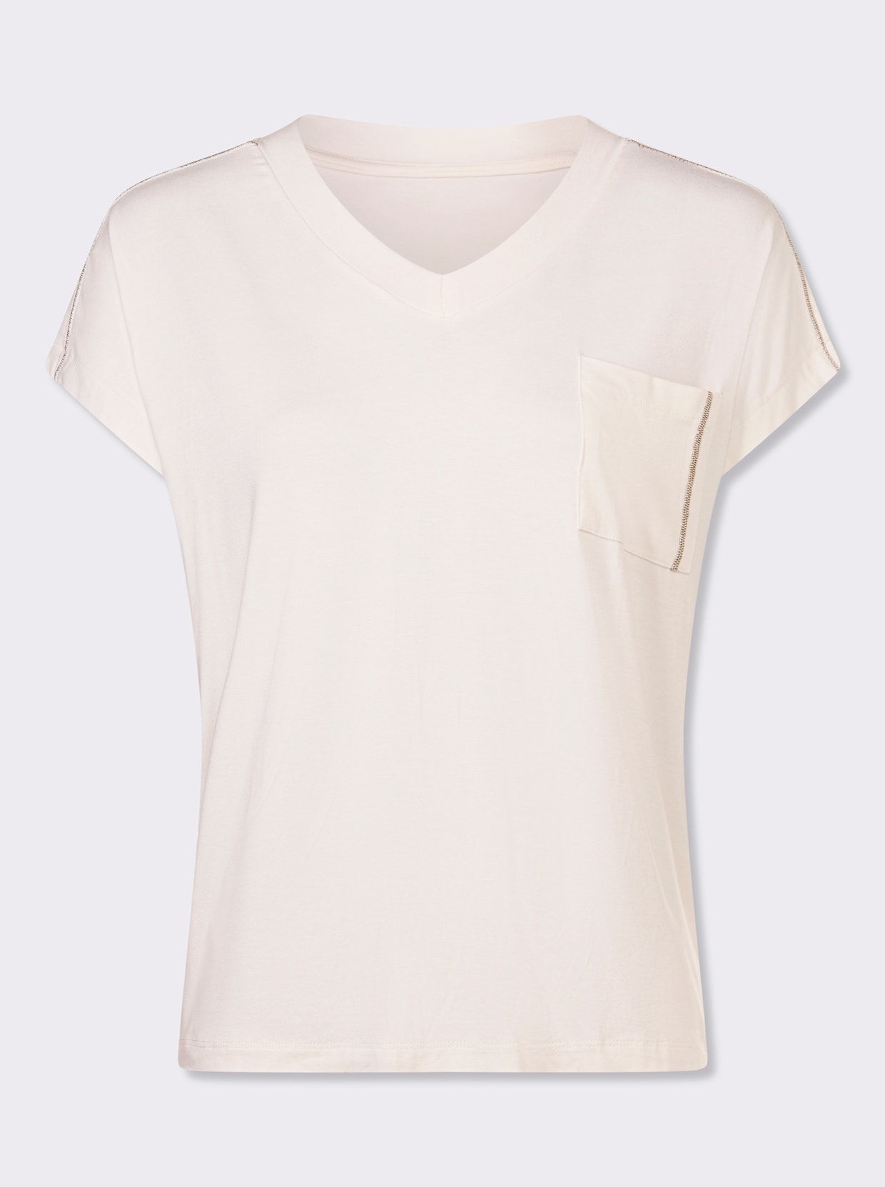 heine Kurzarmshirt - ecru