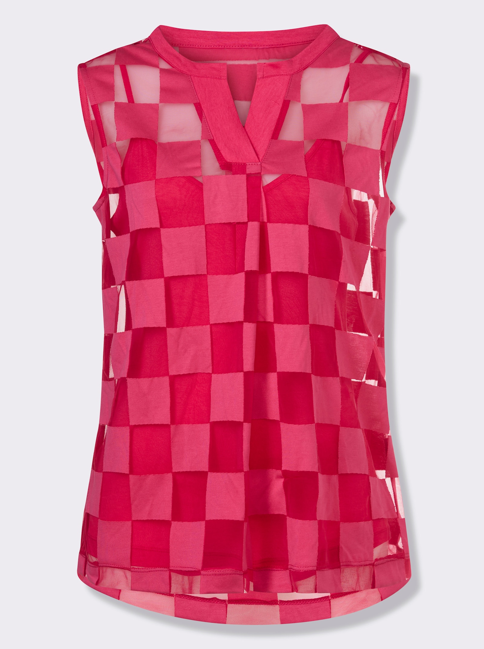 heine Shirttop in 2-in-1-Optik - pink