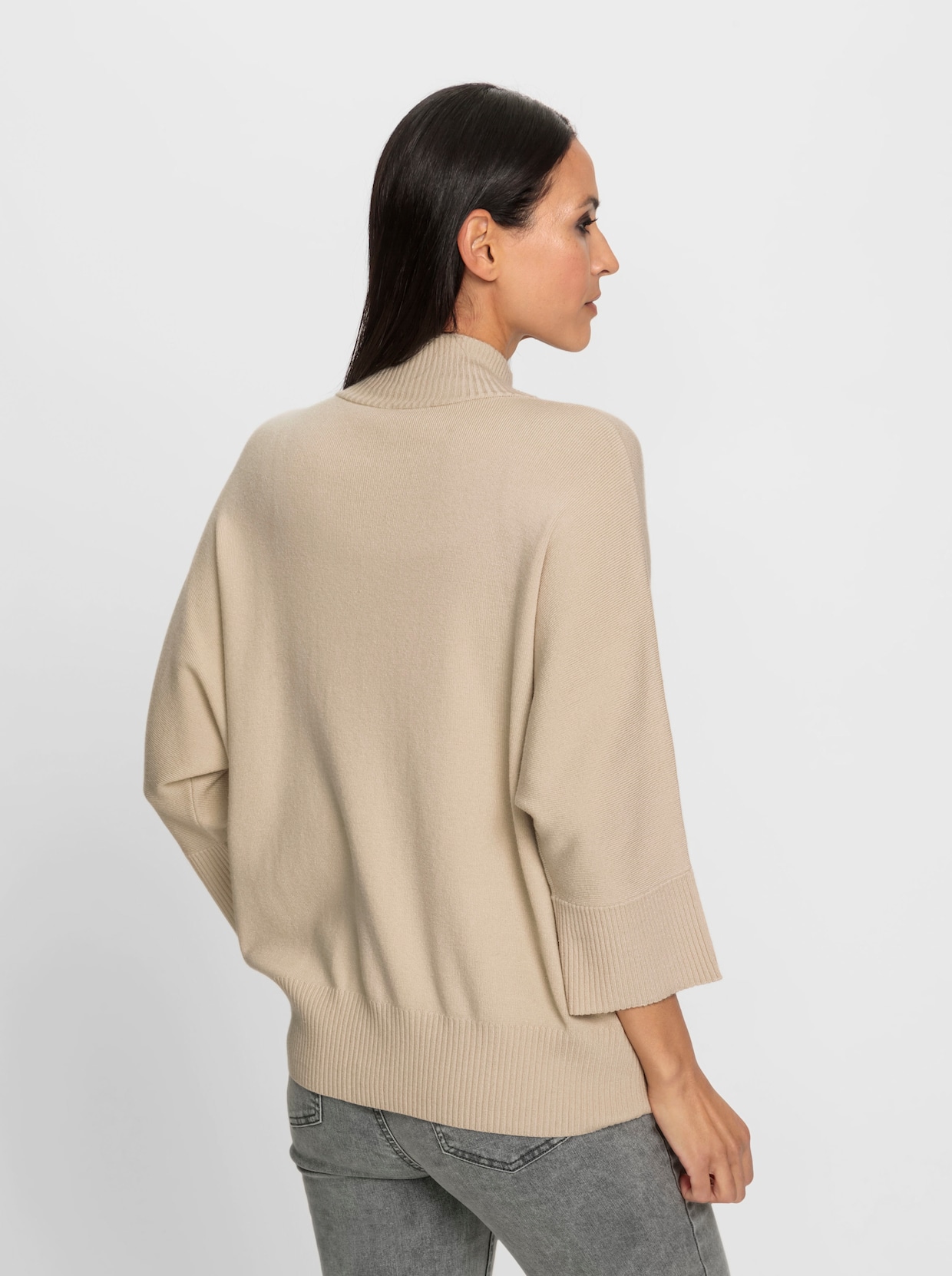 heine Cape en tricot - sable