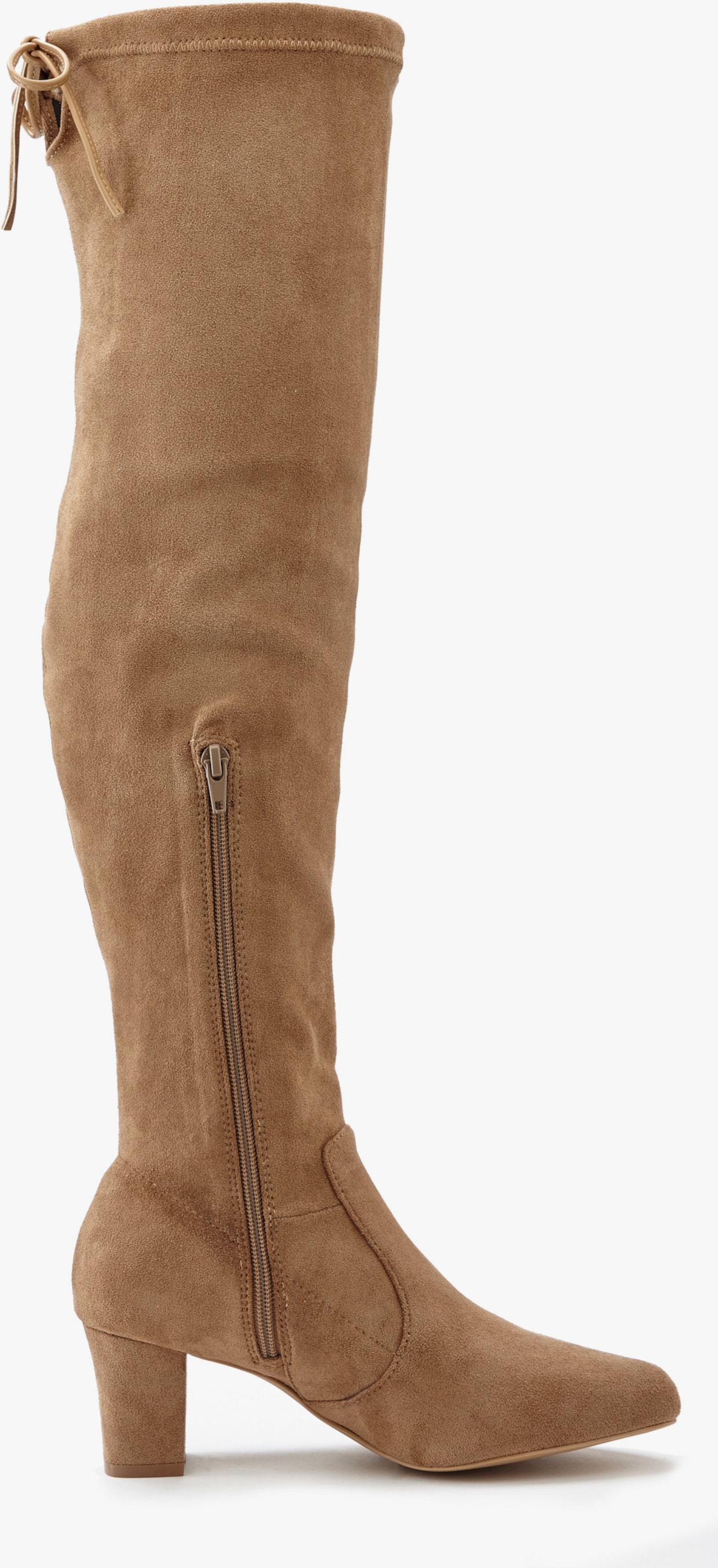 LASCANA Overkneestiefel - sand