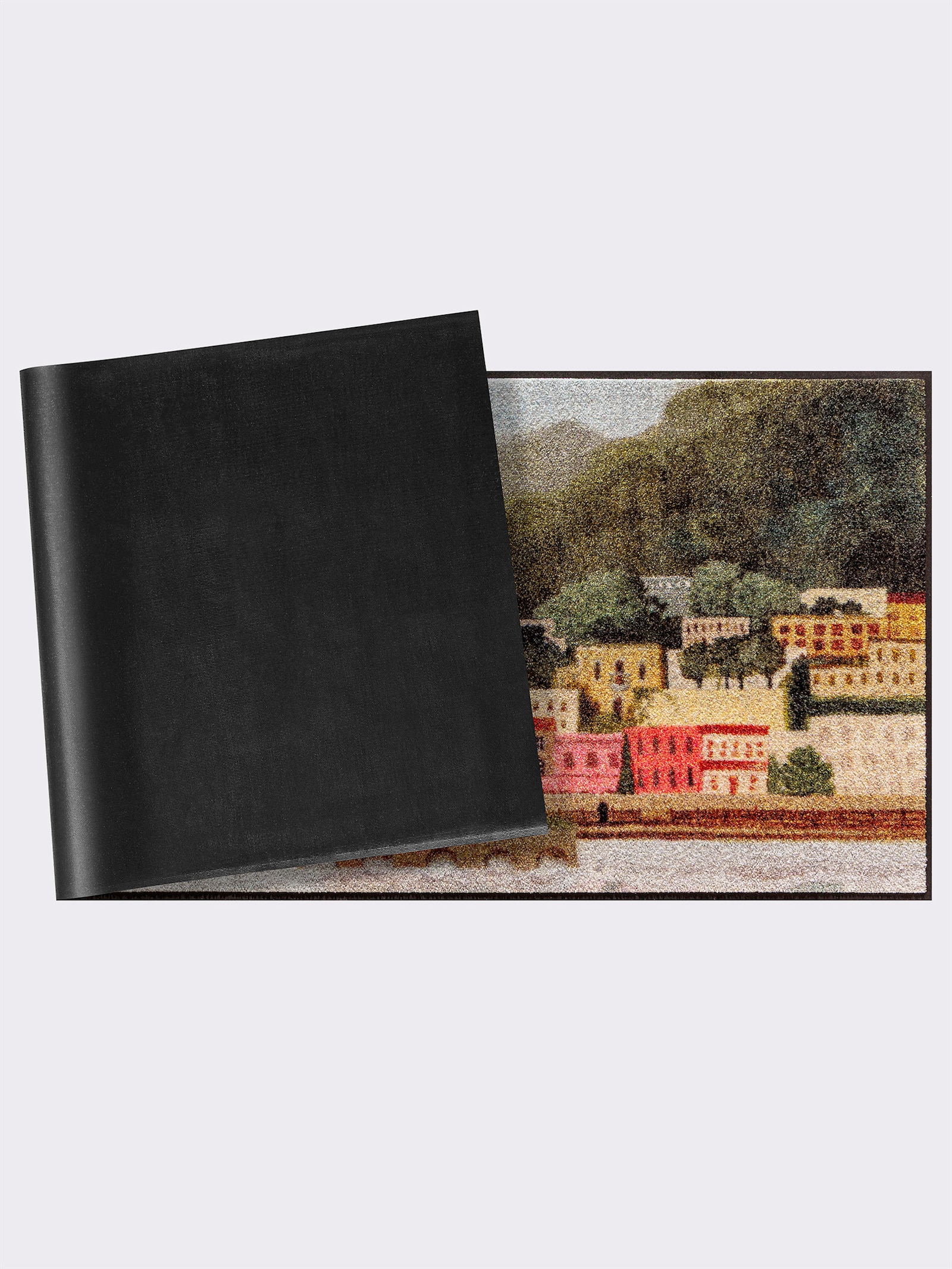 wash+dry by Kleen-Tex Paillasson - vert-rose