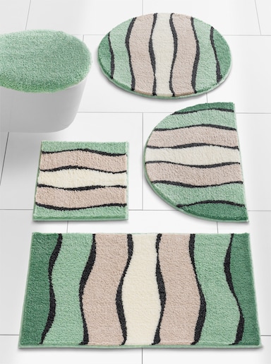 Grund Tapis de bain - vert-taupe