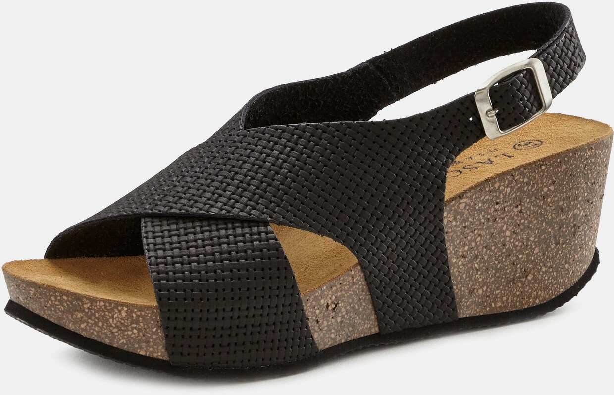 LASCANA Sandalette - schwarz