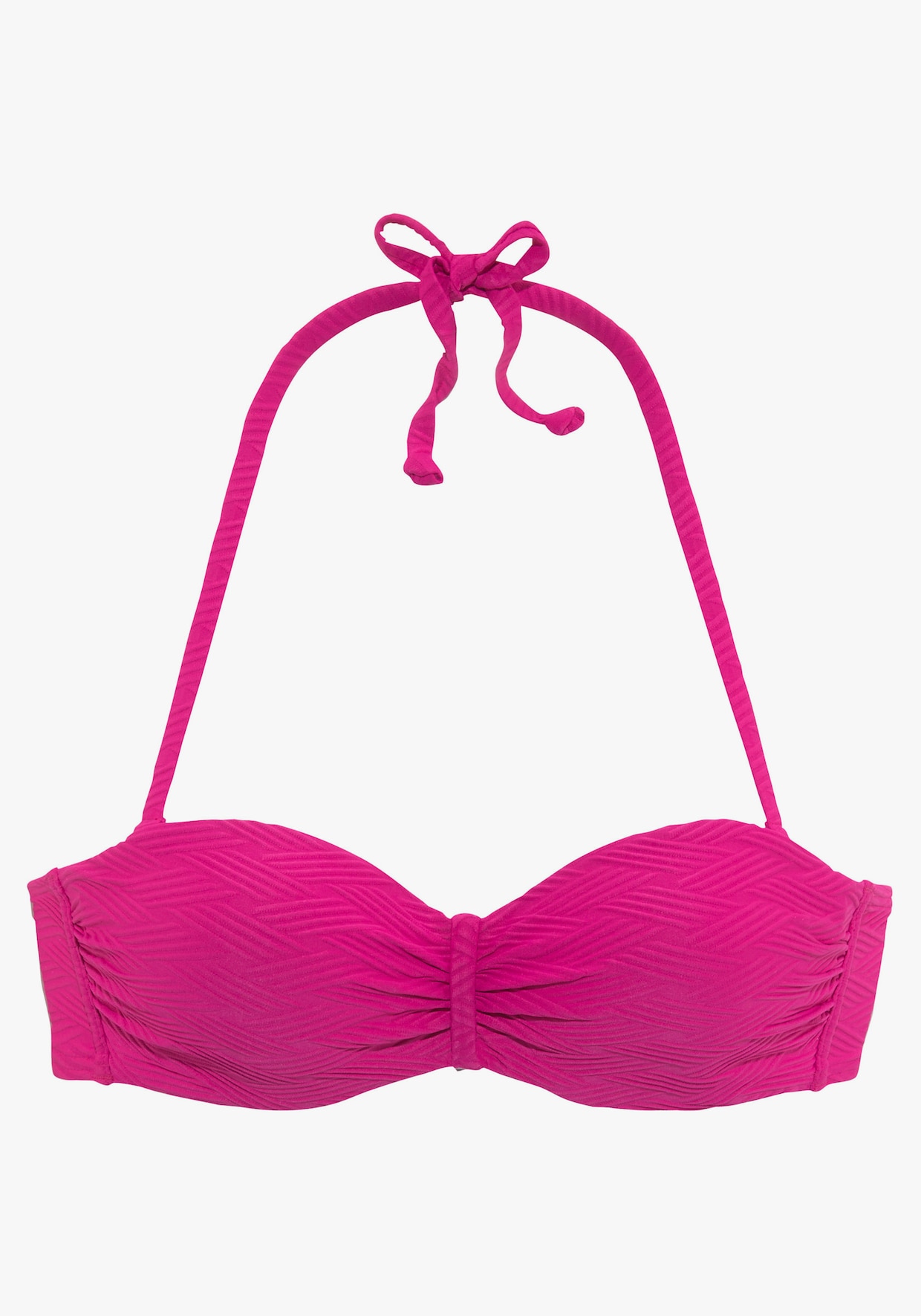 Sunseeker Bandeaubikinitop met beugel - pink