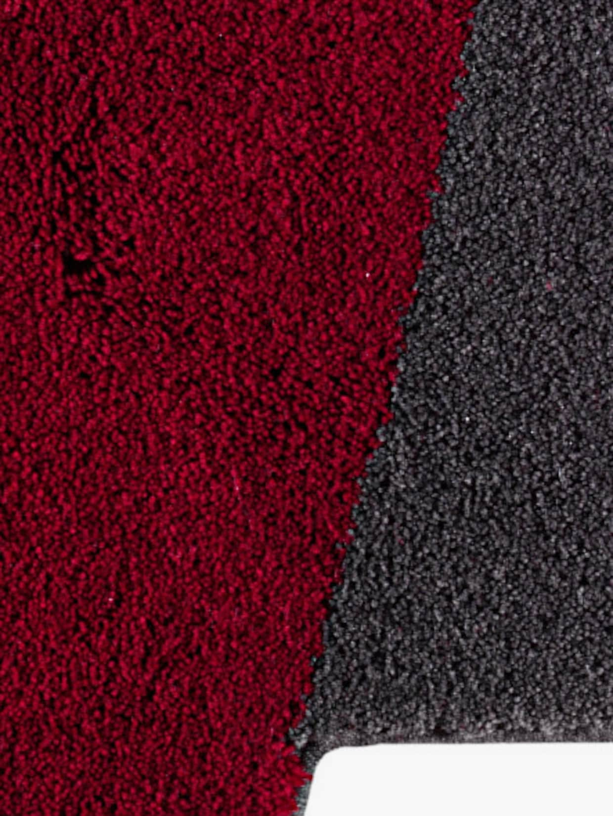 Grund Tapis de bain - rouge-gris