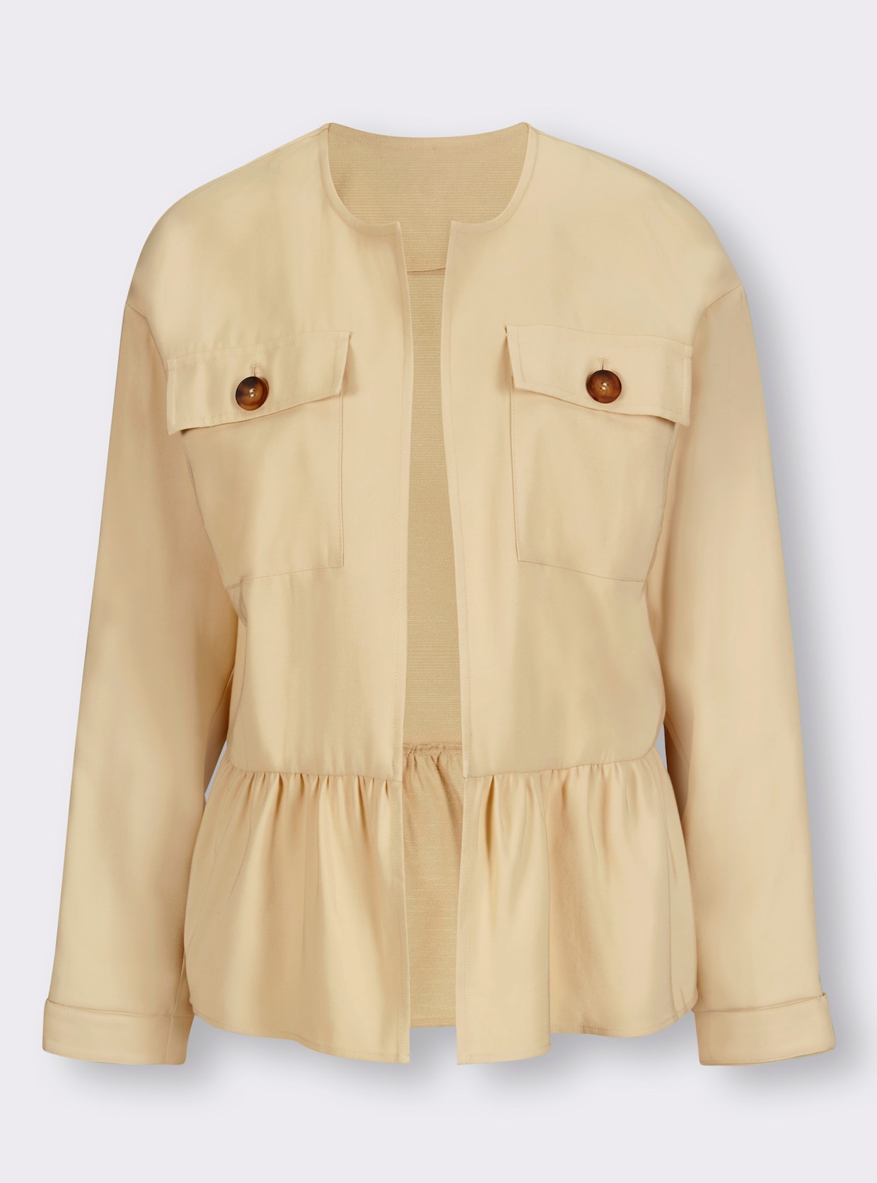 heine Lange blouse - zand